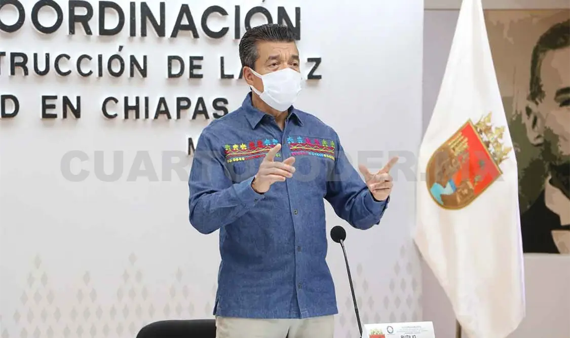 Chiapas va bien en el combate al covid-19: Escandón