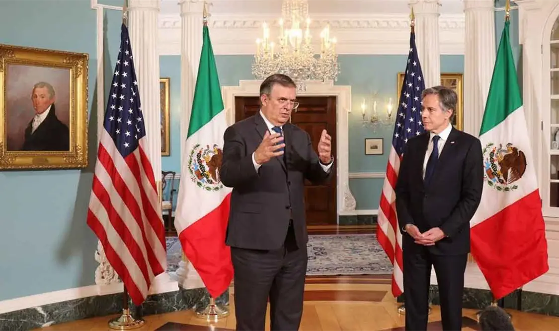 Ebrard espera resultado, tras positivo de Blinken