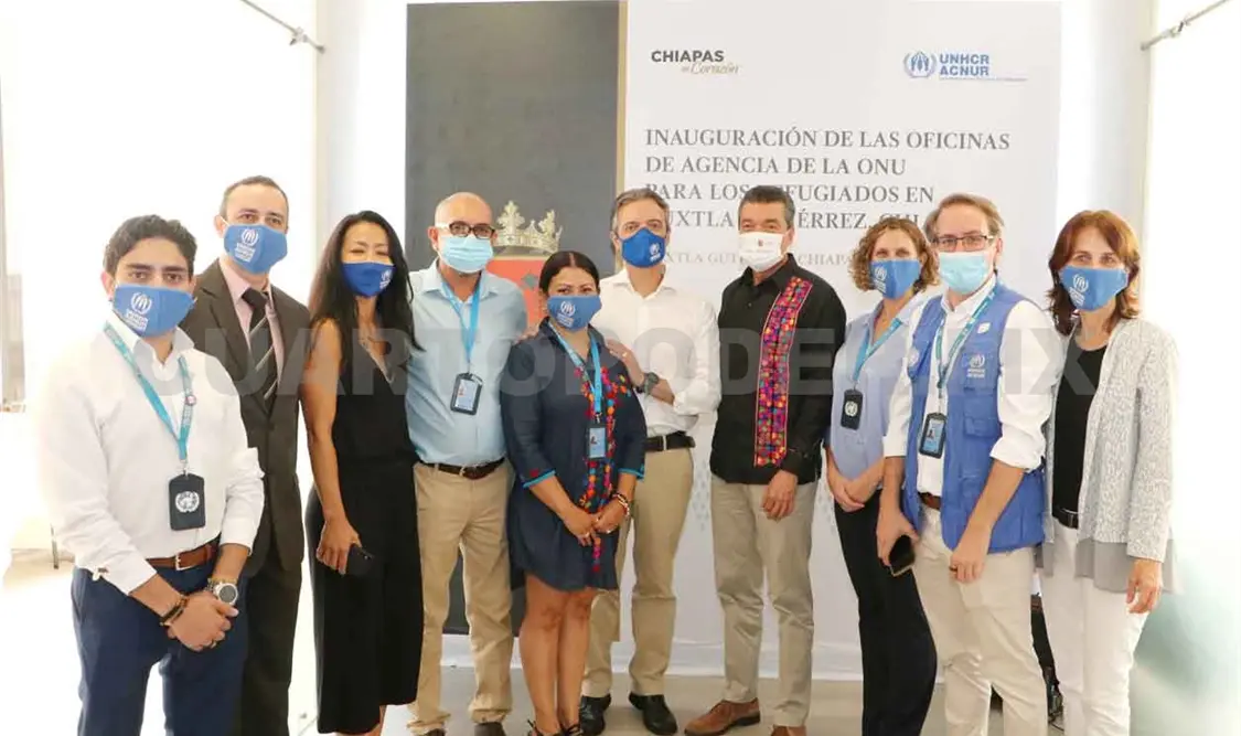 REC y Giovanni Lepri inauguran oficina Regional del Acnur