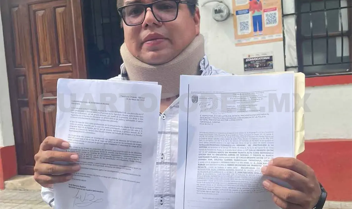 Periodista denuncia atentado, teme por su vida
