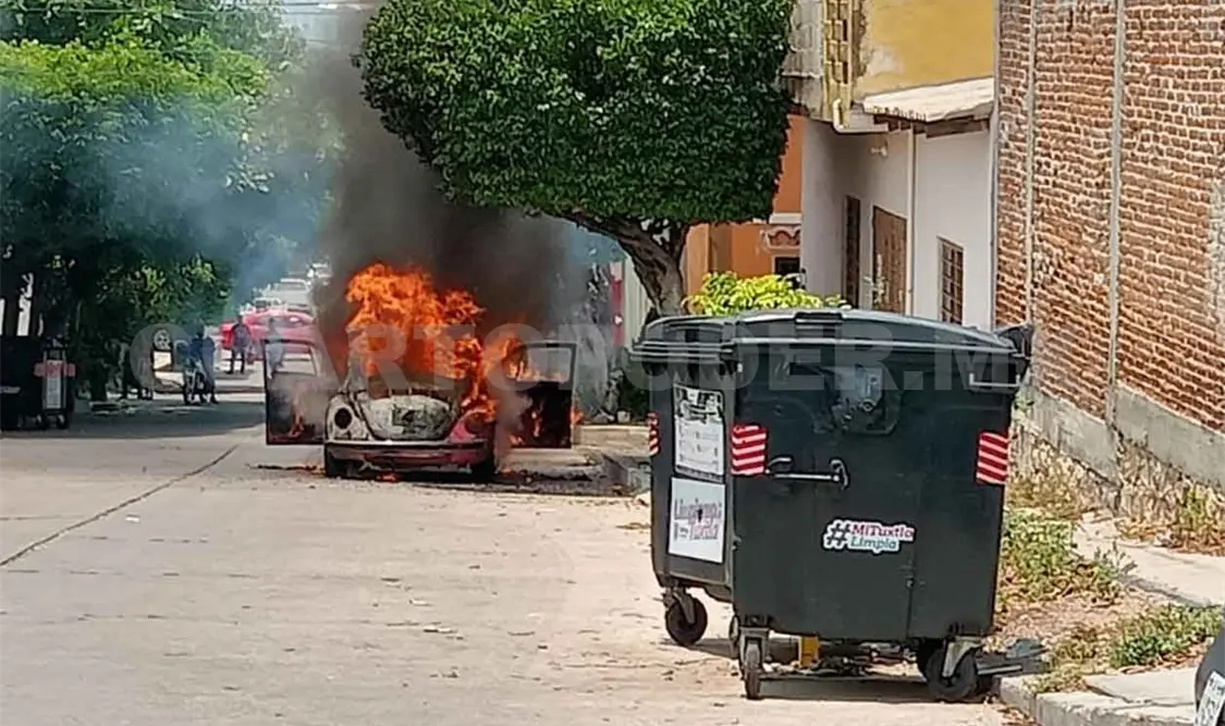 Se incendia “escarabajo” y queda reducido a cenizas