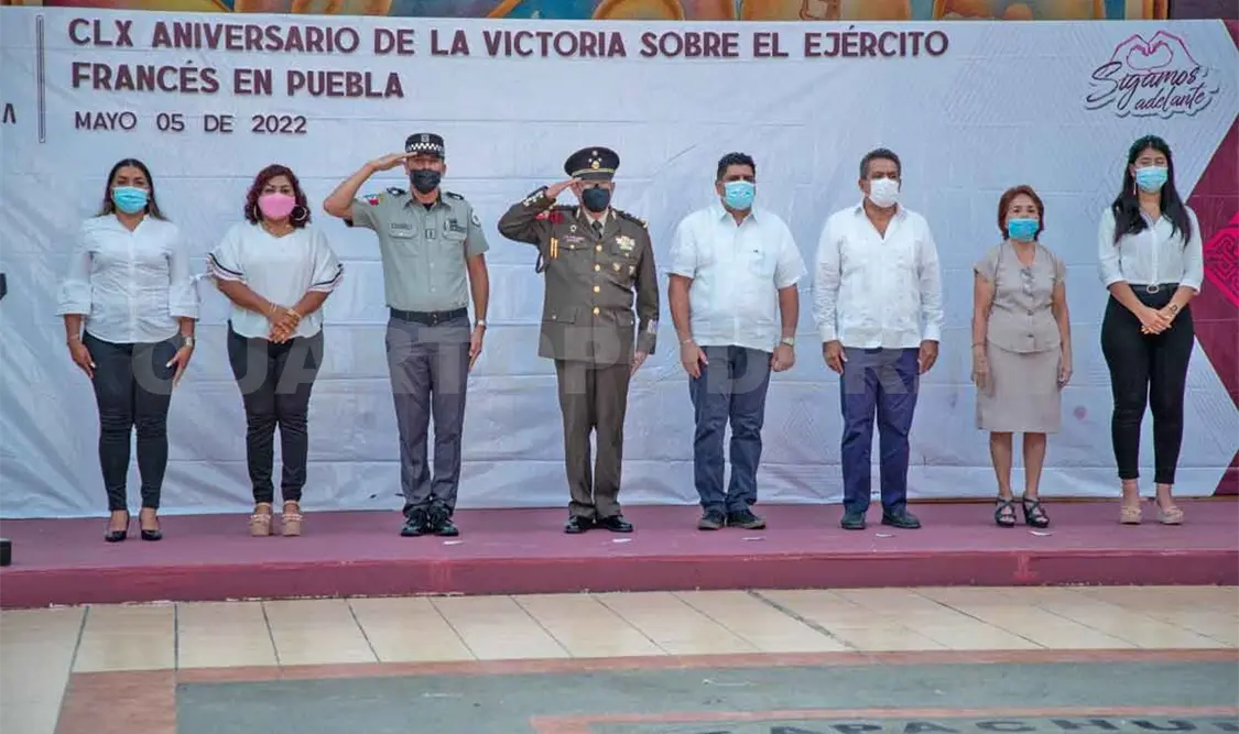 Realizan ceremonia por la Batalla de Puebla