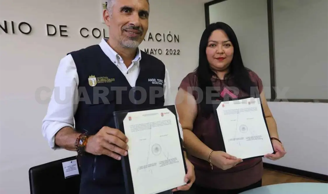 Firman convenio para construcción de oficinas
