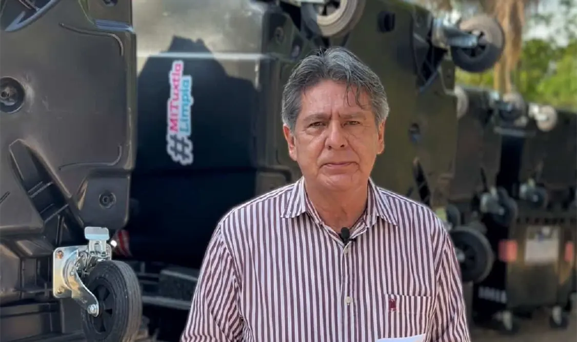 Alcalde Carlos Morales anuncia última etapa de contenerización en Tuxtla
