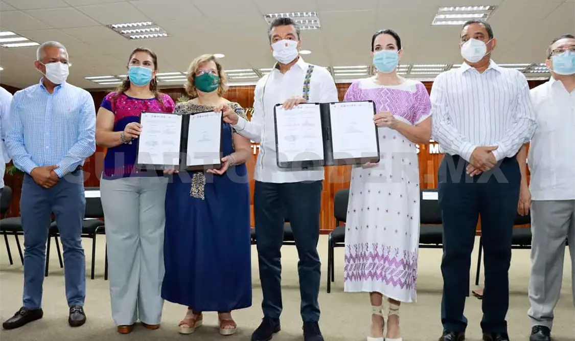 Firma acuerdo por la igualdad entre poderes y órganos
