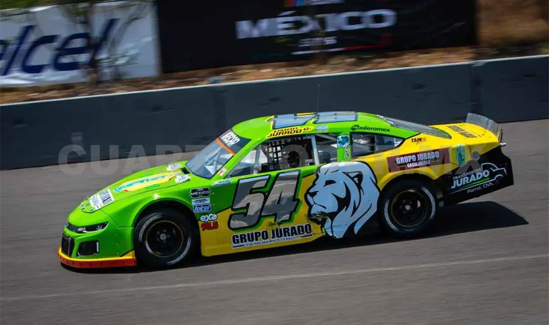 Jurado va de menos a más en serial Nascar