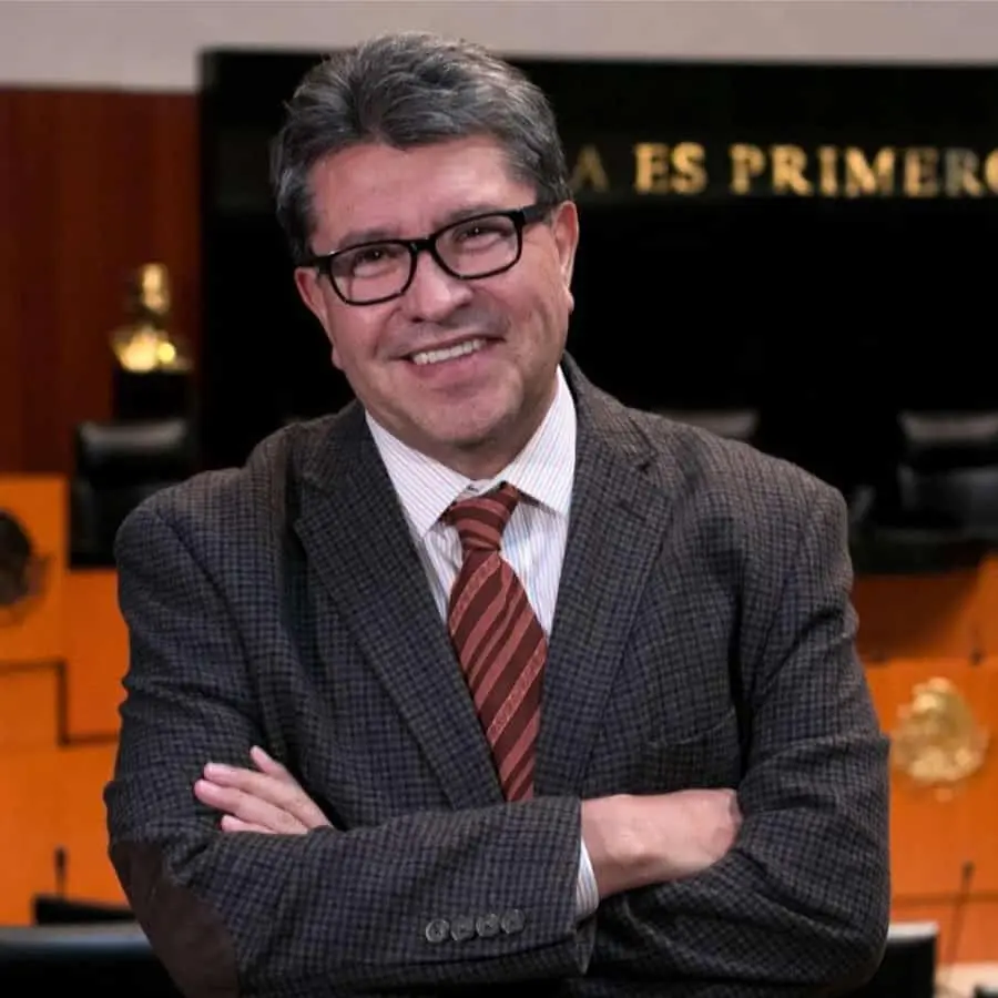 El senador Ricardo Monreal exigió que se respete su derecho a aspirar legítimamente a la Presidencia de la República. Cortesía