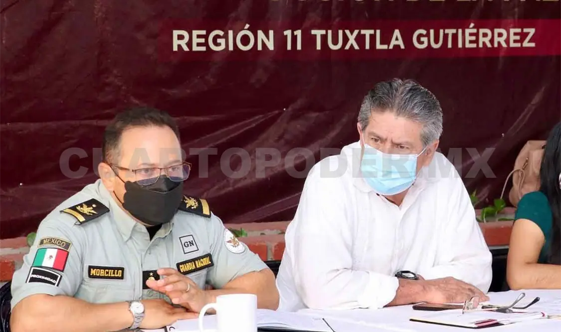 Destacan trabajo coordinado de la GN en Chiapas