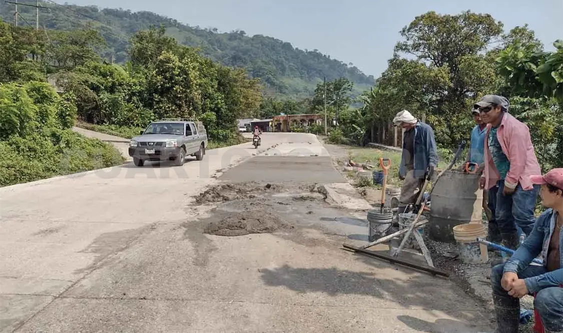 Detienen trabajos de empresa “Coyotoc”por mala calidad