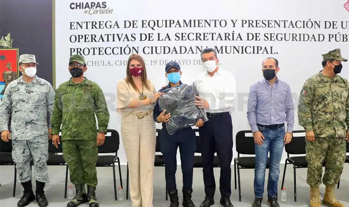 Impulsa REC reforzamiento de la seguridad de Tapachula