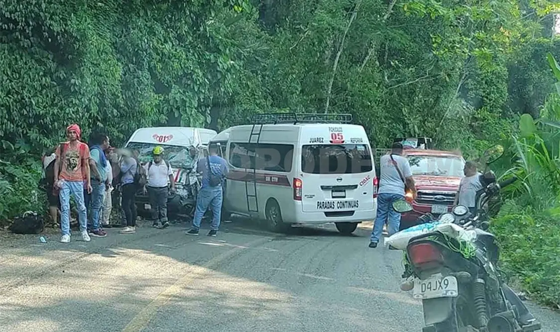 Encontronazo salda con varios lesionados