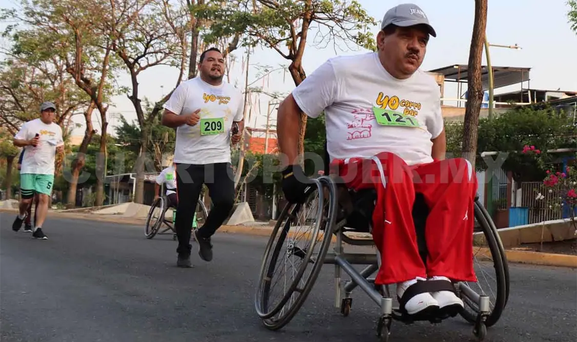 Con los tenis puestos brindaron su apoyo