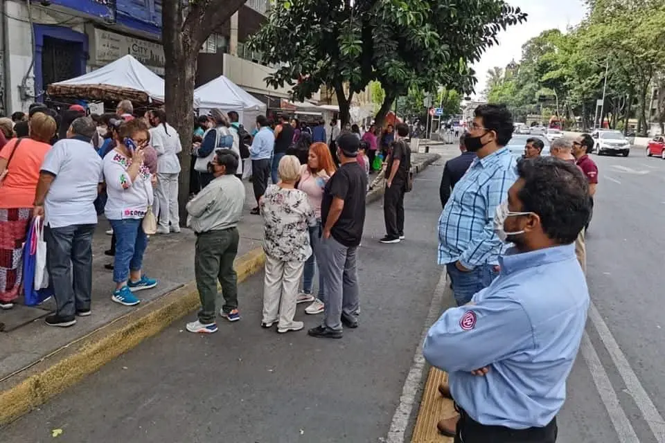 El sismo detectado no amertió la activación de los altavoces en la capital. Cortesía