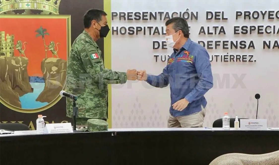 Celebra próxima construcción del Hospital Militar