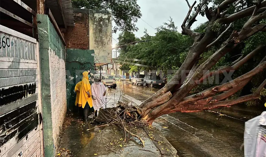 Intensa lluvia afecta la capital