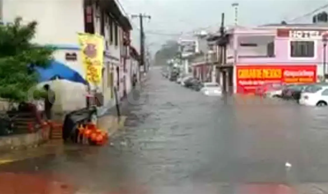 Lluvias y viento provocan afectaciones en la ciudad