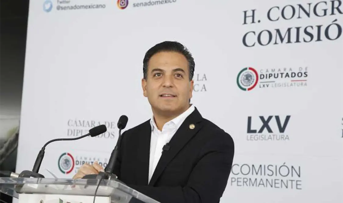 “El programa de adultos mayores y de becas no son una dádiva ni un regalo de Morena”, dijo Damián Zepeda. Cortesía