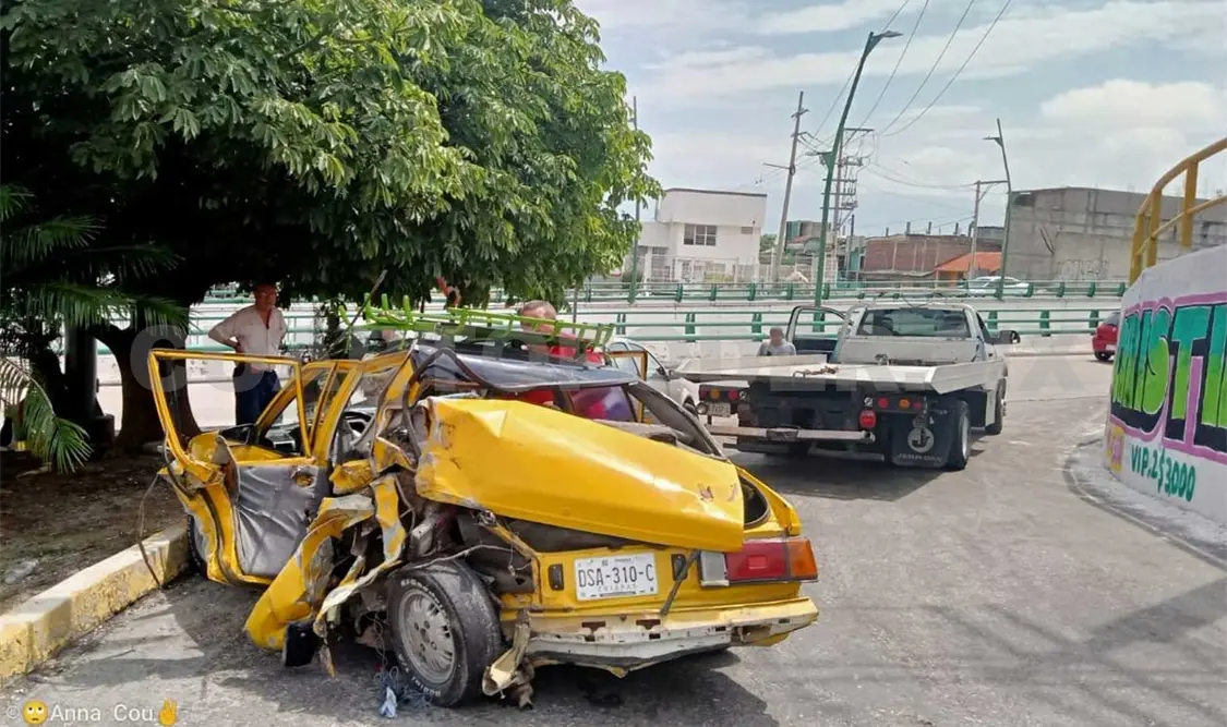 El accidente ocurrió la mañana del jueves en la carretera Villaflores y el libramiento Sur. Ulises López / CP