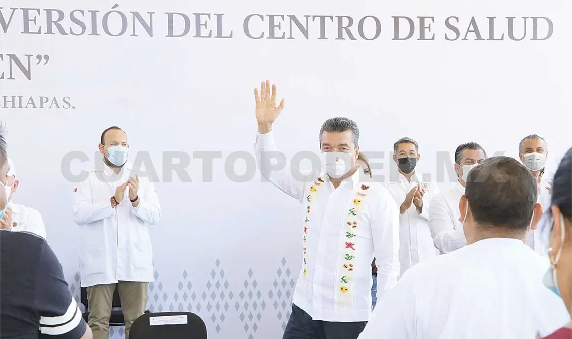 Escandón reiteró su reconocimiento al personal de salud por la enorme labor realizada ante la pandemia. CP