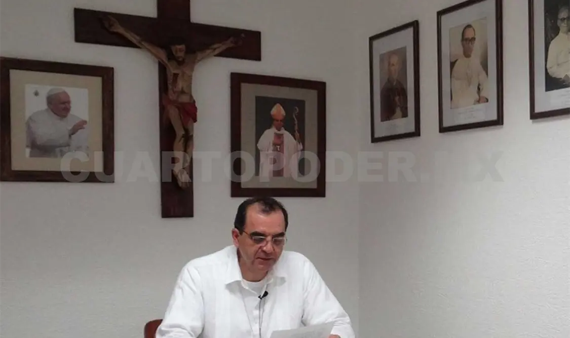 Monseñor Calderón Calderón exhortó a la sociedad en general a ser prudente en situaciones que puedan generar peligro. CP