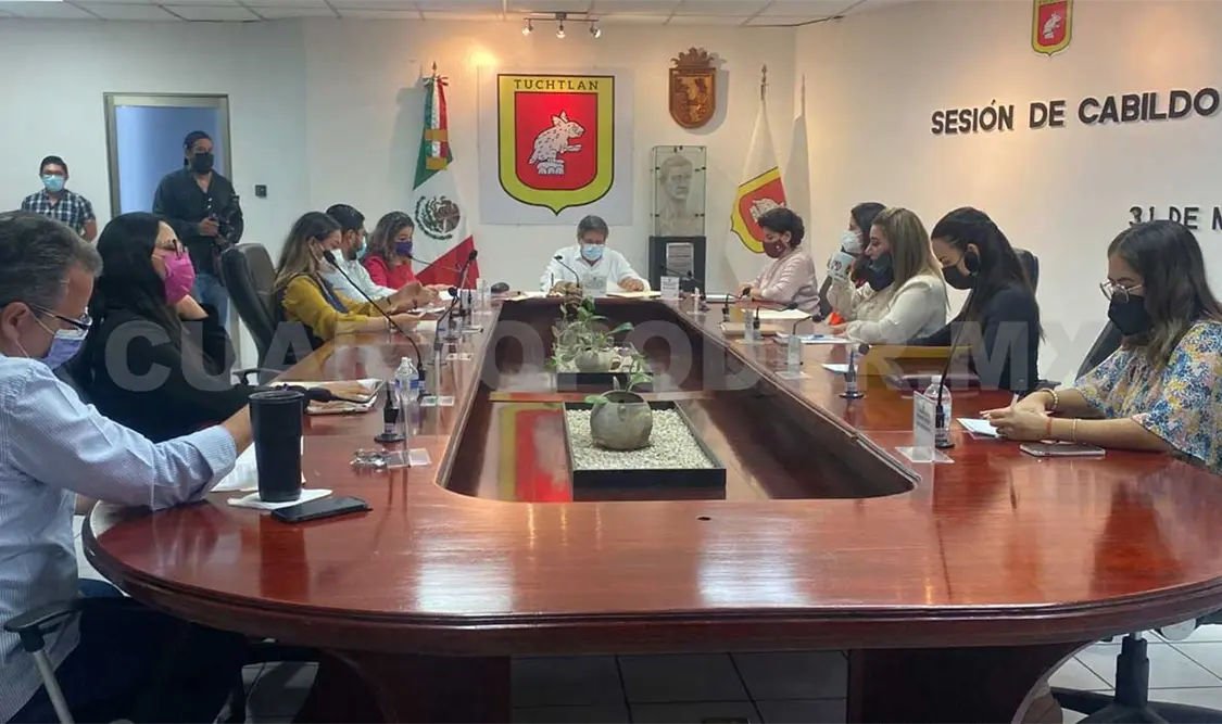 Sesión de cabildo de este martes 31 de mayo del Ayuntamiento de Tuxtla Gutiérrez.