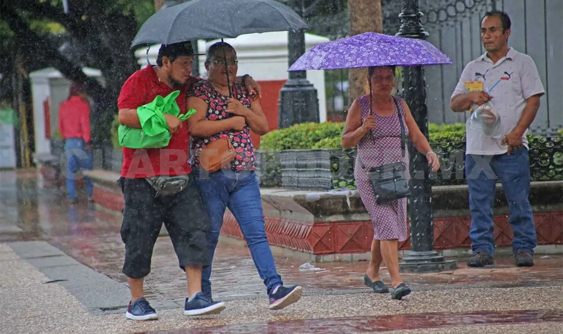 Aun y cuando Agatha disminuyó su intensidad, todavía generará lluvias importantes para Chiapas. Carlos López / CP