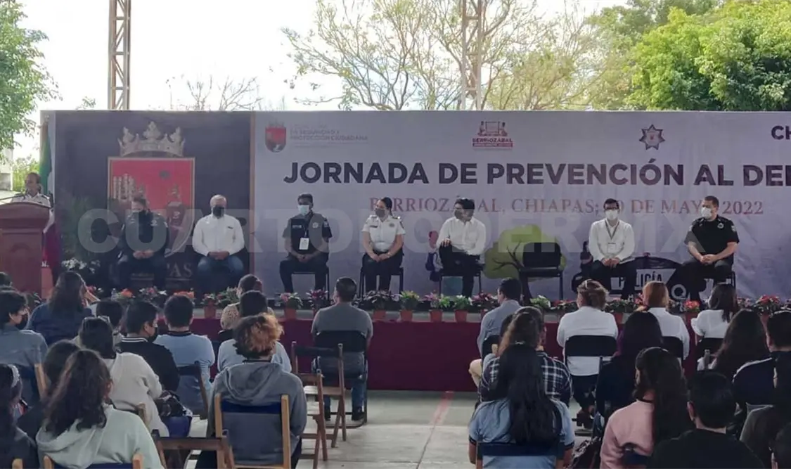 Se efectuaron conferencias dirigidas a estudiantes y docentes, donde se les brindó información en temas sobre diversos delitos. CP