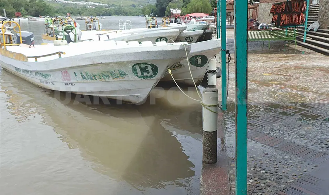 Apuntaron que los cambios en niveles de agua en el río son normales en esta época del año. Diego Pérez / CP