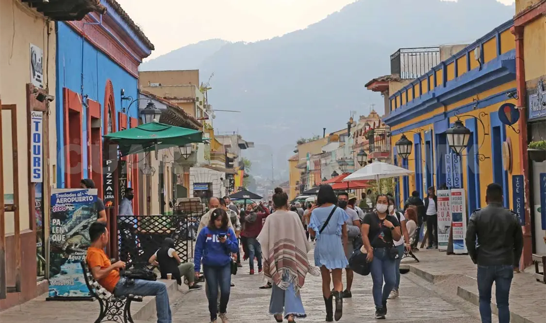 Los turistas nacionales ven en San Cristóbal de Las Casas un espacio ideal para visitar. Carlos López / CP