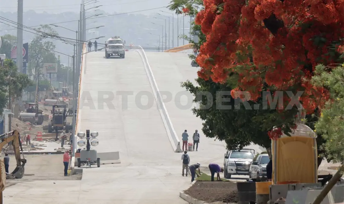 Las nuevas obras viales ayudan a mejorar la circulación en Tuxtla Gutiérrez. Diego Pérez / CP