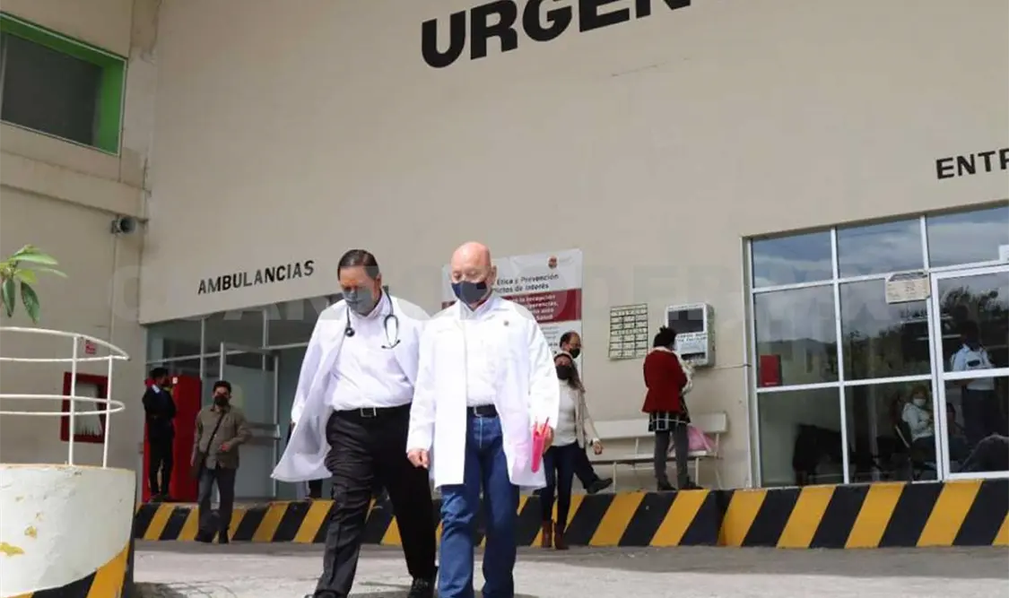 Felicitó a todo el equipo multidisciplinario de la unidad hospitalaria que salvó la vida a la menor de edad. CP
