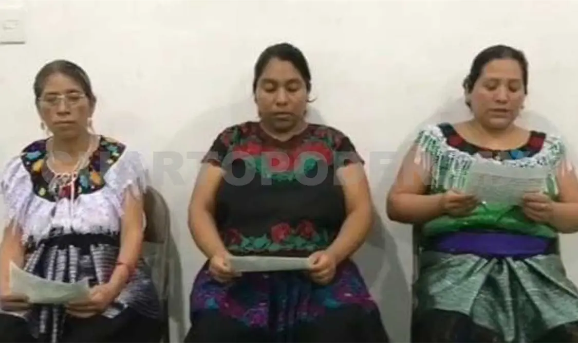 Las mujeres del municipio de Pantelhó piden atención a este tema. CP