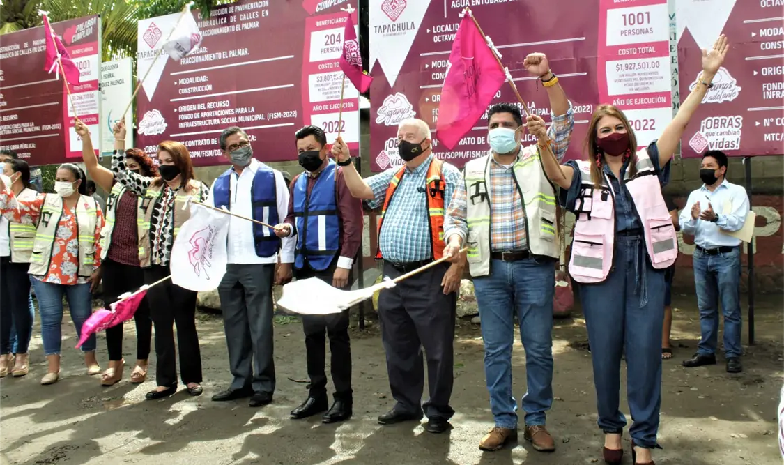 Rosy Urbina da banderazo de obra integral de la 11ª. avenida sur prolongación