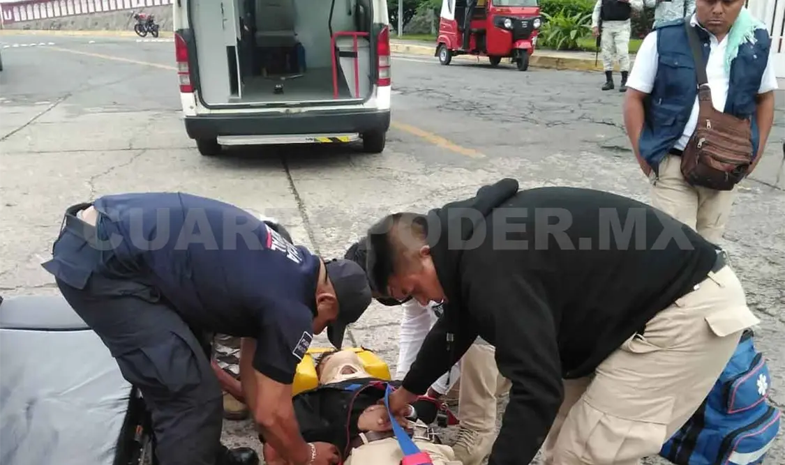 Se accidenta en moto y fallece en el IMSS