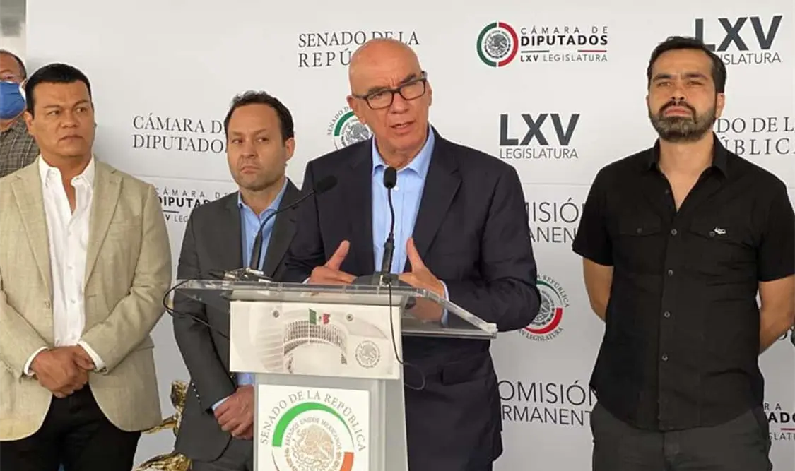 El dirigente nacional de MC, Dante Delgado, indicó que no habrá alianza con la oposición en el 2024. Cortesía