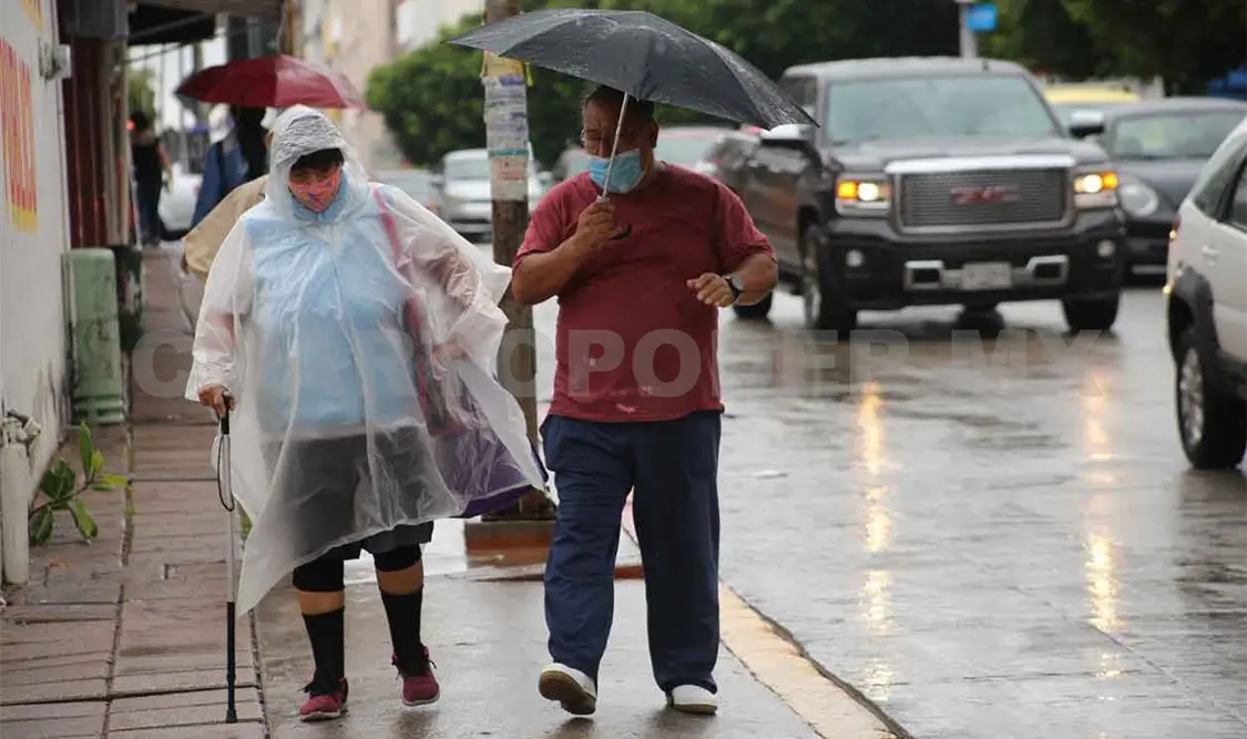 Lluvias prevalecerán durante el fin de semana