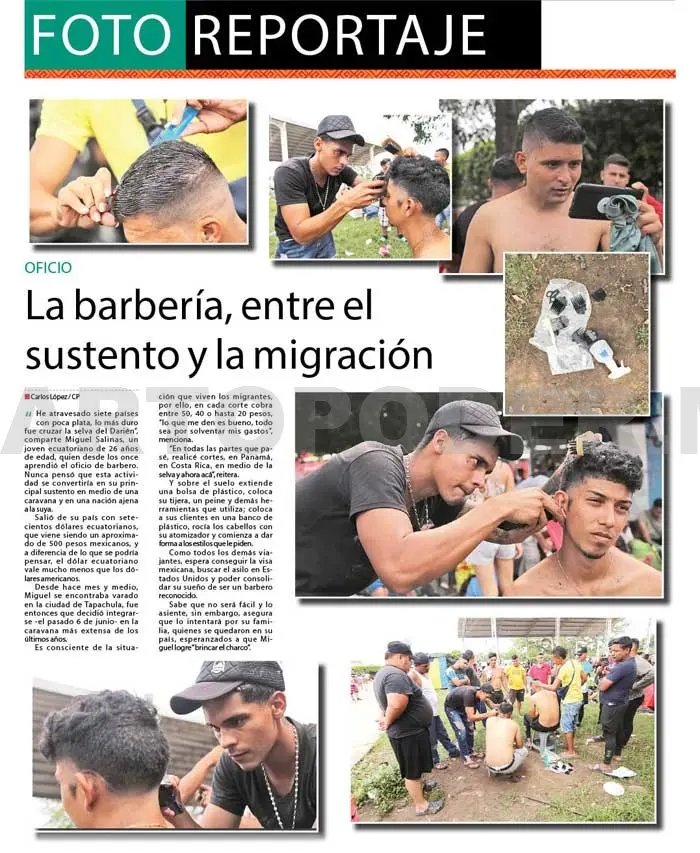 La barbería, entre el sustento y la migración