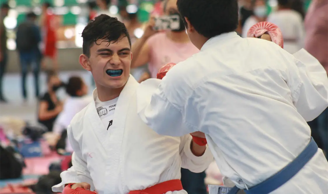 Con el objetivo de fomentar disciplinas de combate como el Karate Do, se celebraron los Juegos Deportivos Metropolitanos. Jesús Ortega/CP