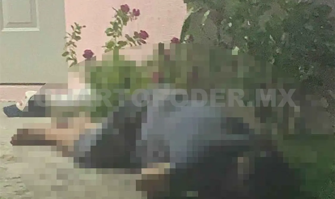 Asesinan a sujeto afuera de una casa