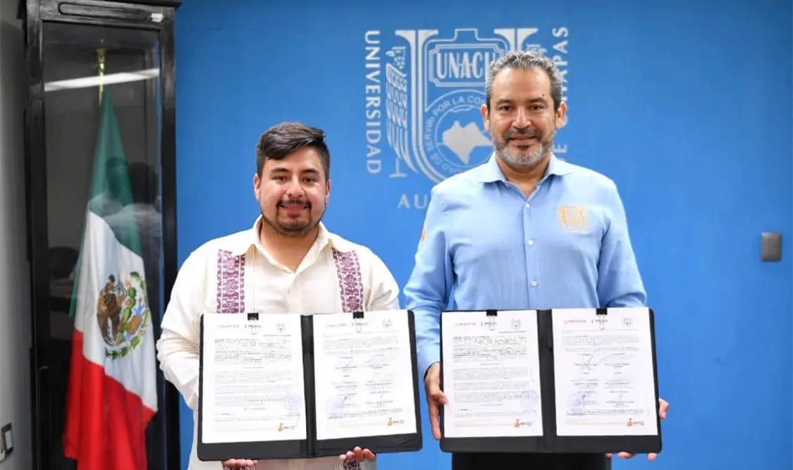 Estrechan UNACH e IMJUVE vínculos de cooperación institucional en favor de los jóvenes