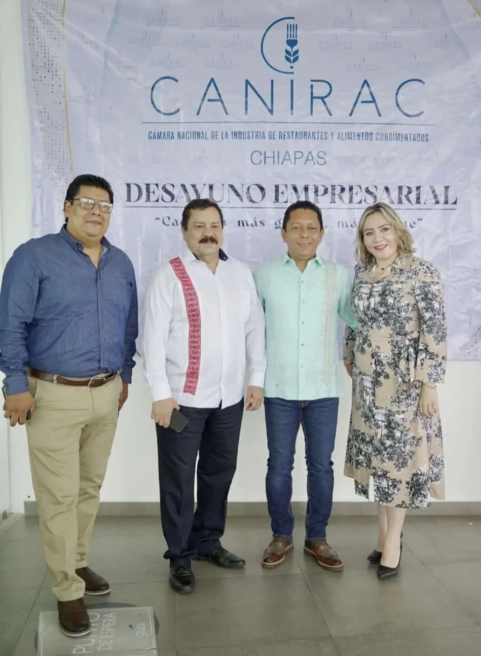 Los empresarios son pilares fundamentales en el desarrollo de Chiapas: Llaven Abarca