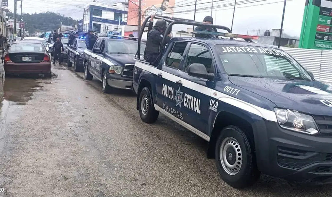 Fuerzas federales y estatales restituyen el orden en San Cristóbal de Las Casas
