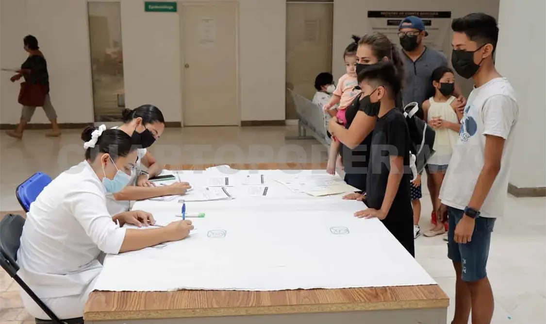 Registro para menores de 5 a 11 años está activo