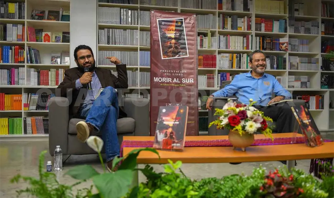 Presentan la novela Morir al sur de Gabriel Velázquez