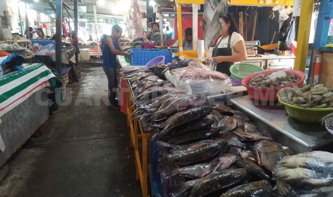 Pescaderías de mercados en crisis por marea roja