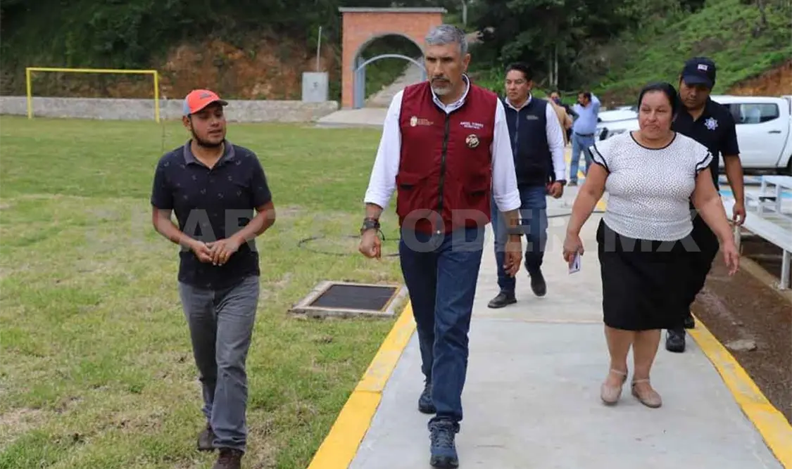 Últimos detalles del espacio deportivo en Tapalapa