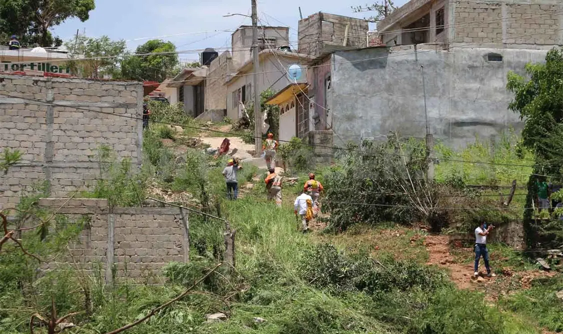 Reportan mayores daños en el norte oriente de Tuxtla