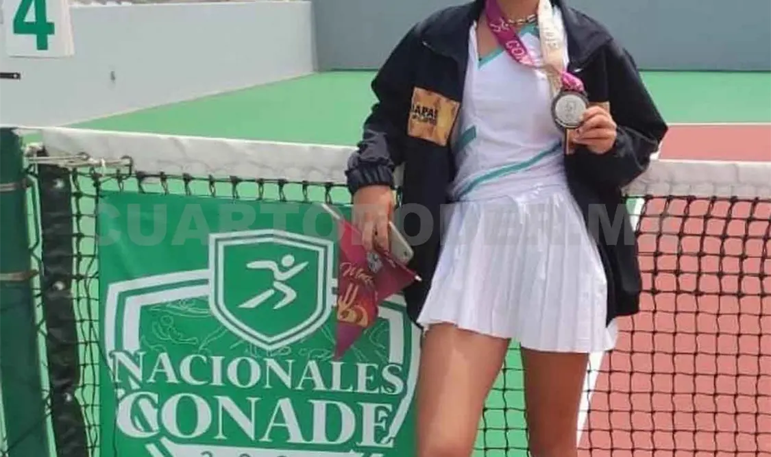 Galia García se quedó con la plata en singles