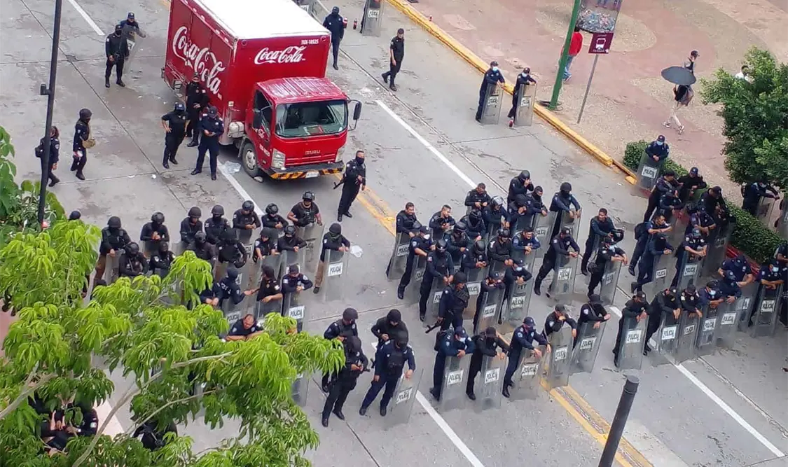 Gobierno del Estado restablece orden en el centro de Tuxtla Gutiérrez