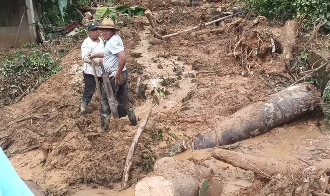 La Cepco atiende a las poblaciones más afectadas por el paso de la tormenta tropical Celia. Cortesía
